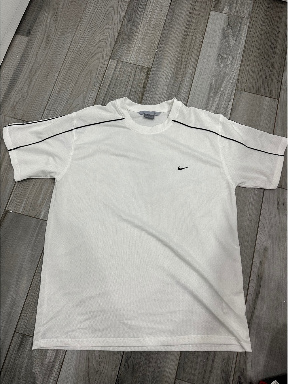 Nike White Short Sleeve Athletic T-Shirt XL